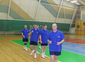 Товарищеский матч по волейболу с командой ОАО Акрон